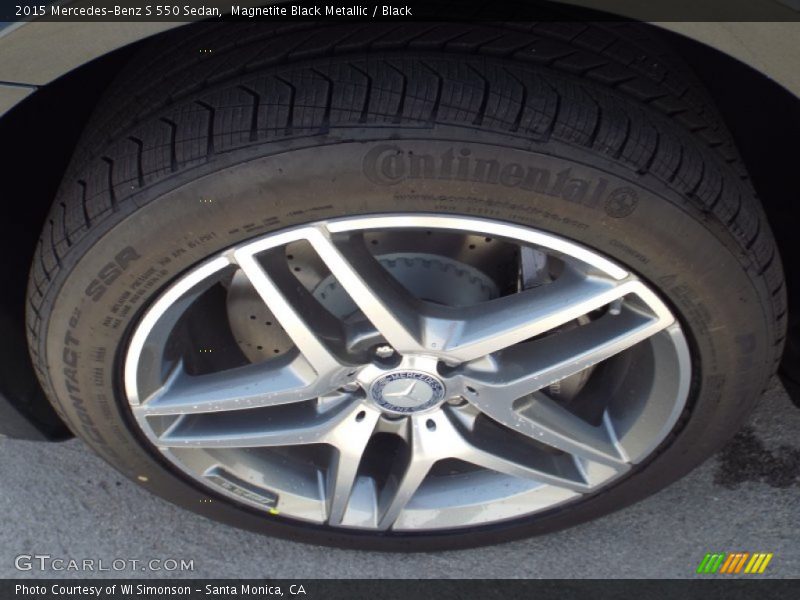 Magnetite Black Metallic / Black 2015 Mercedes-Benz S 550 Sedan