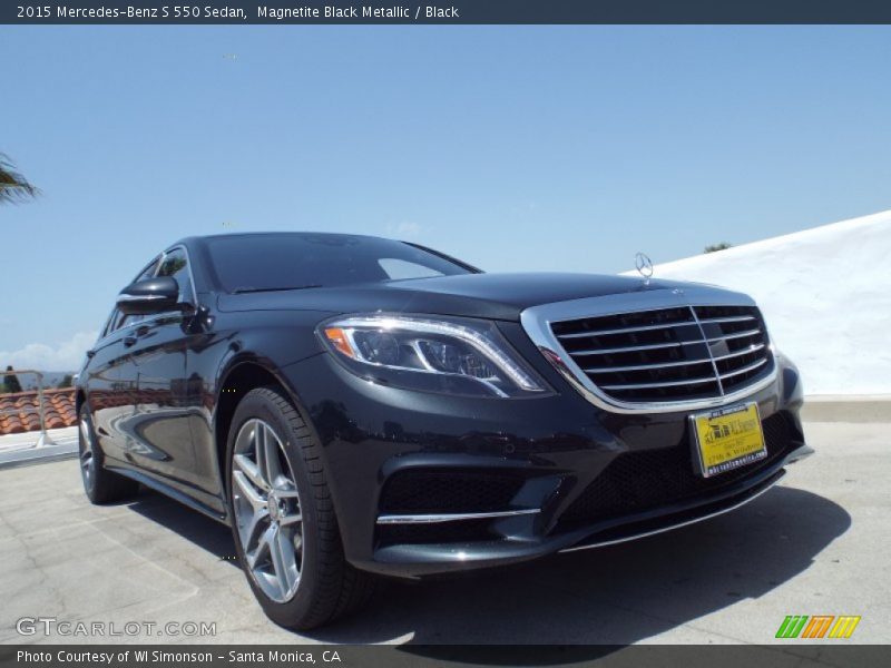 Magnetite Black Metallic / Black 2015 Mercedes-Benz S 550 Sedan