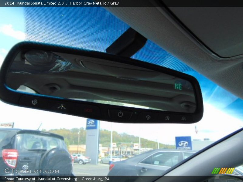 Harbor Gray Metallic / Gray 2014 Hyundai Sonata Limited 2.0T
