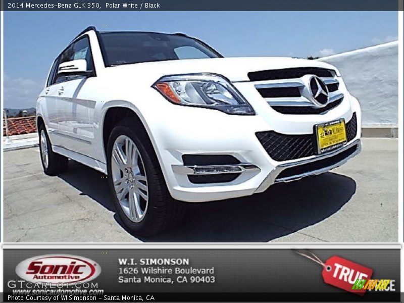 Polar White / Black 2014 Mercedes-Benz GLK 350