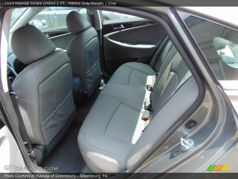 Harbor Gray Metallic / Gray 2014 Hyundai Sonata Limited 2.0T