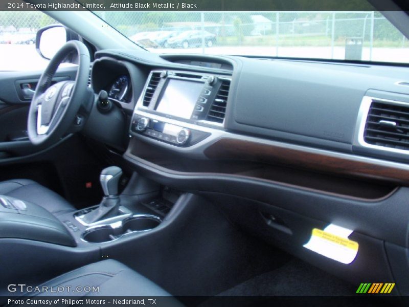 Attitude Black Metallic / Black 2014 Toyota Highlander Limited