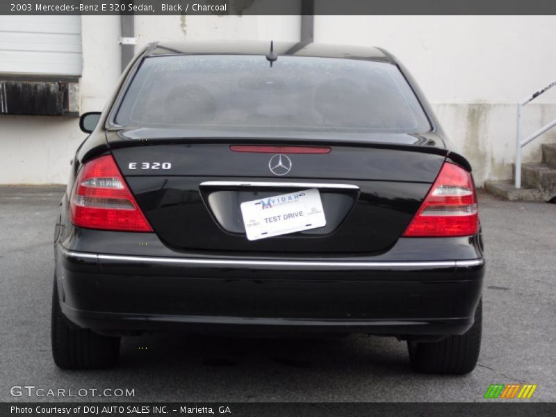 Black / Charcoal 2003 Mercedes-Benz E 320 Sedan