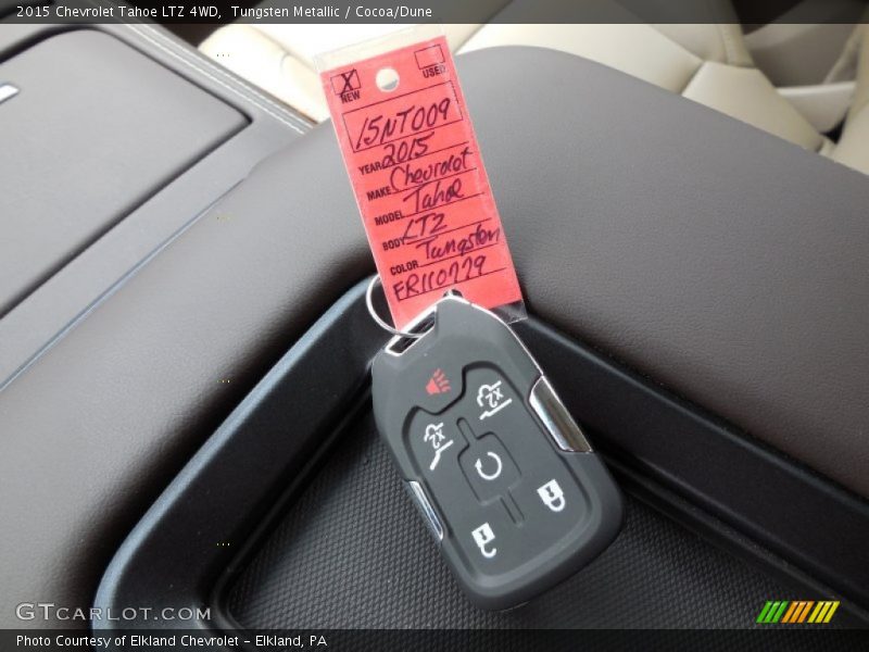 Tungsten Metallic / Cocoa/Dune 2015 Chevrolet Tahoe LTZ 4WD