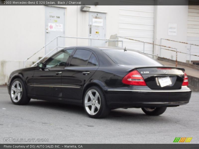 Black / Charcoal 2003 Mercedes-Benz E 320 Sedan