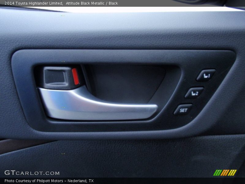 Attitude Black Metallic / Black 2014 Toyota Highlander Limited
