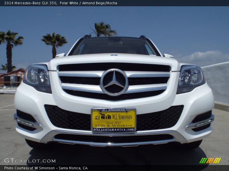 Polar White / Almond Beige/Mocha 2014 Mercedes-Benz GLK 350