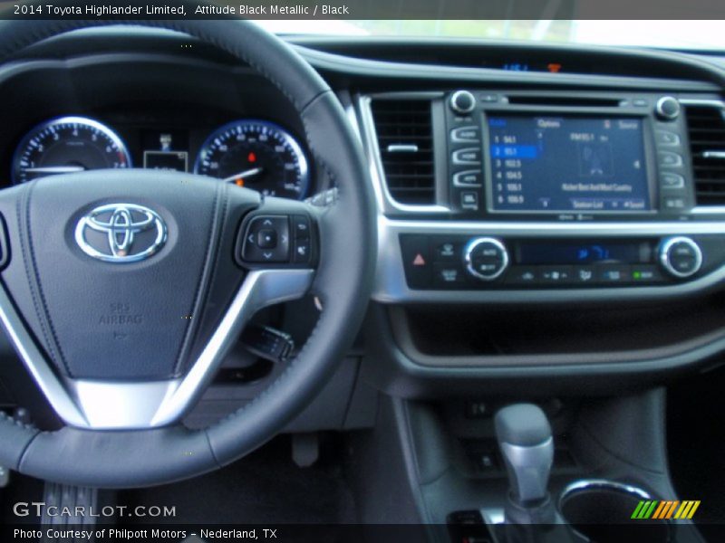 Attitude Black Metallic / Black 2014 Toyota Highlander Limited