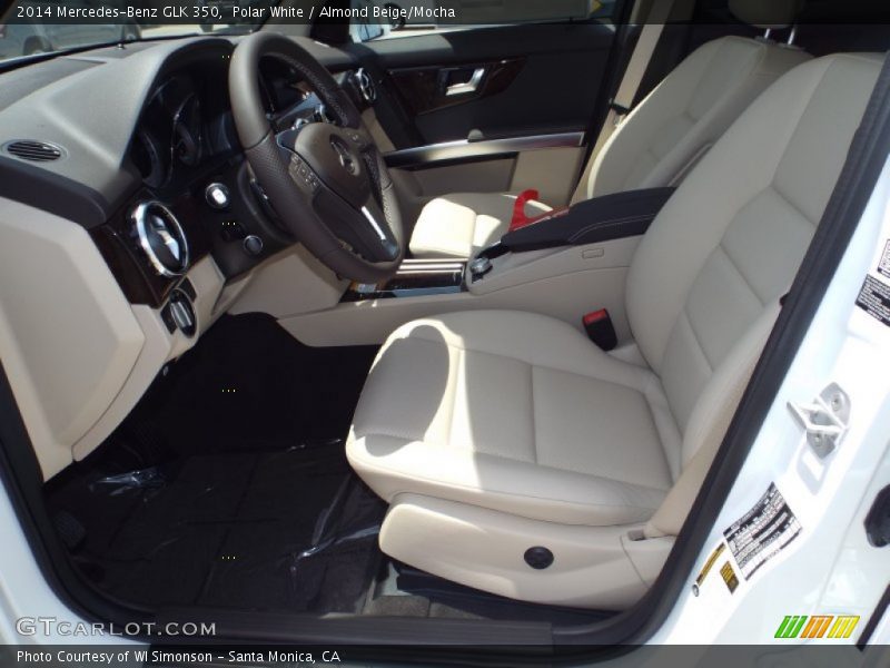 Polar White / Almond Beige/Mocha 2014 Mercedes-Benz GLK 350