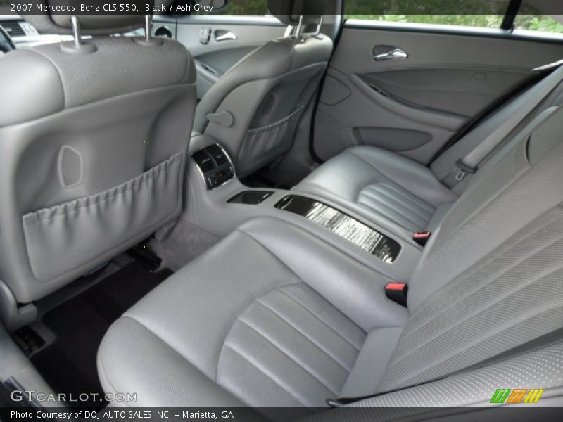 Rear Seat of 2007 CLS 550