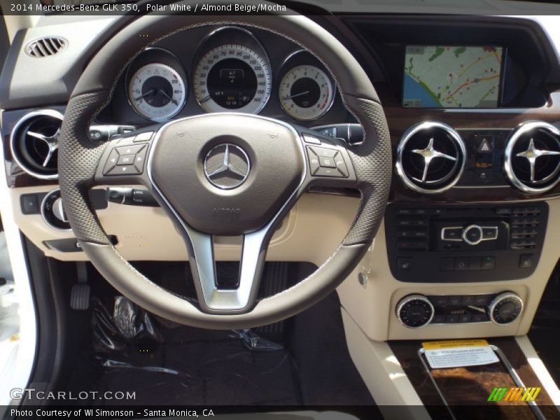 Polar White / Almond Beige/Mocha 2014 Mercedes-Benz GLK 350