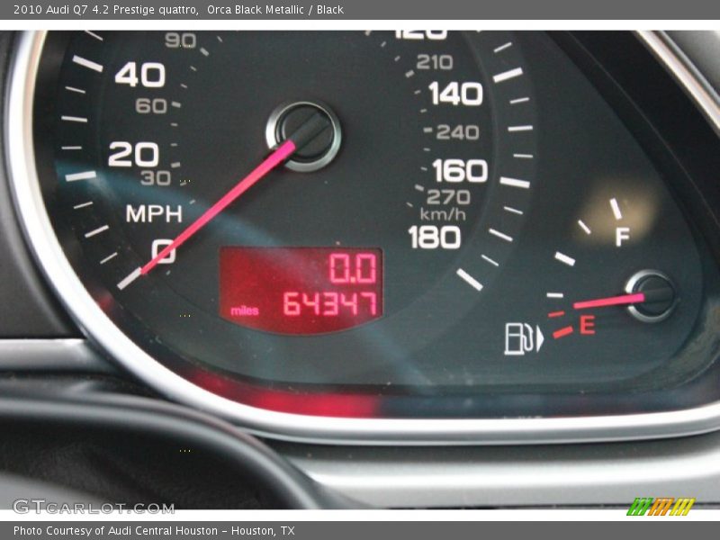 Orca Black Metallic / Black 2010 Audi Q7 4.2 Prestige quattro