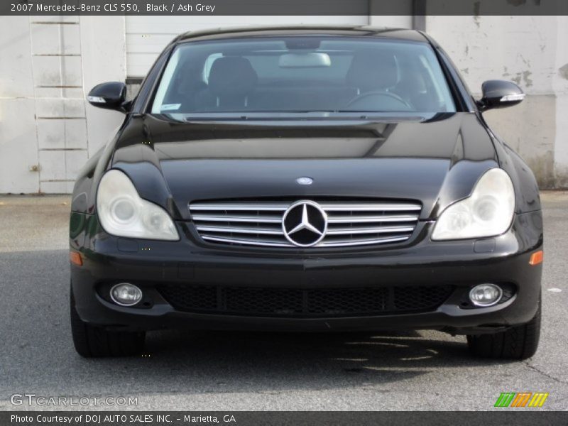 Black / Ash Grey 2007 Mercedes-Benz CLS 550