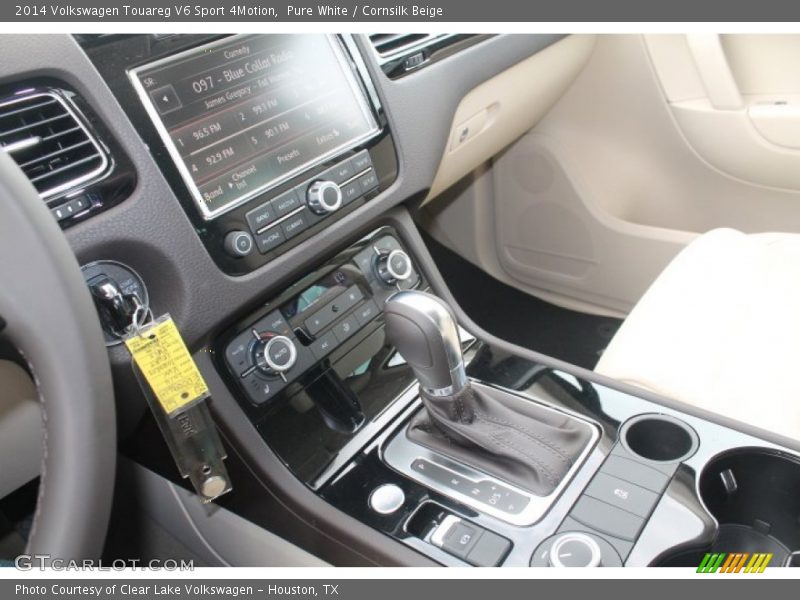 Pure White / Cornsilk Beige 2014 Volkswagen Touareg V6 Sport 4Motion