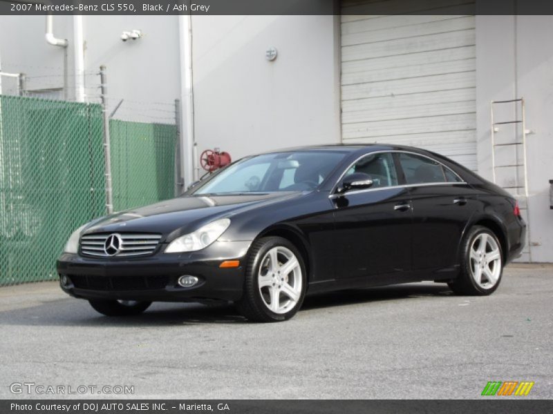 Black / Ash Grey 2007 Mercedes-Benz CLS 550