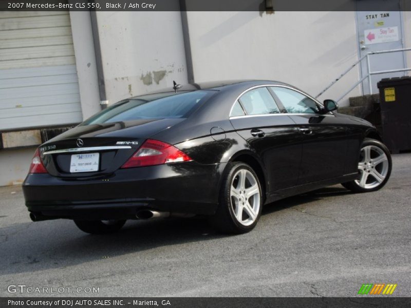 Black / Ash Grey 2007 Mercedes-Benz CLS 550