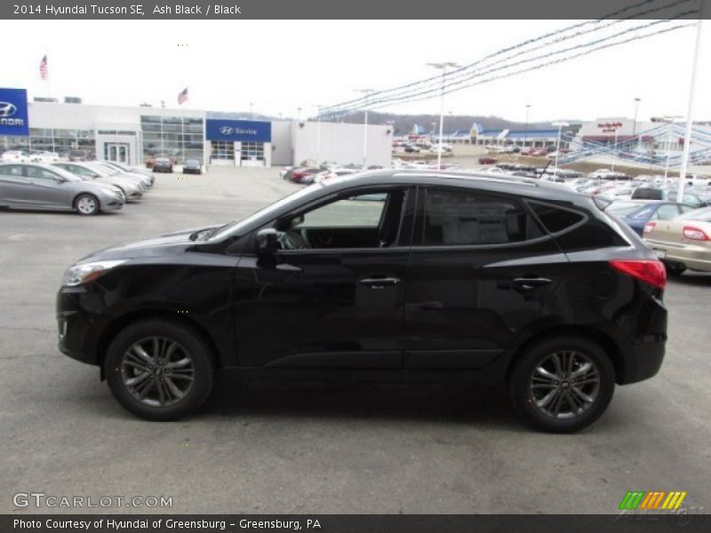 Ash Black / Black 2014 Hyundai Tucson SE