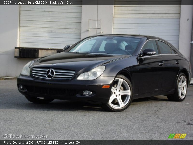 Black / Ash Grey 2007 Mercedes-Benz CLS 550