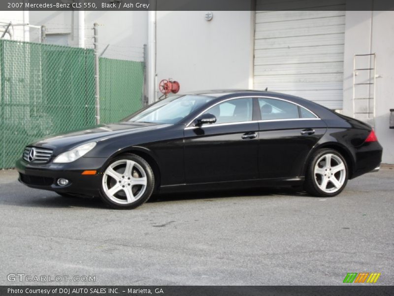 Black / Ash Grey 2007 Mercedes-Benz CLS 550