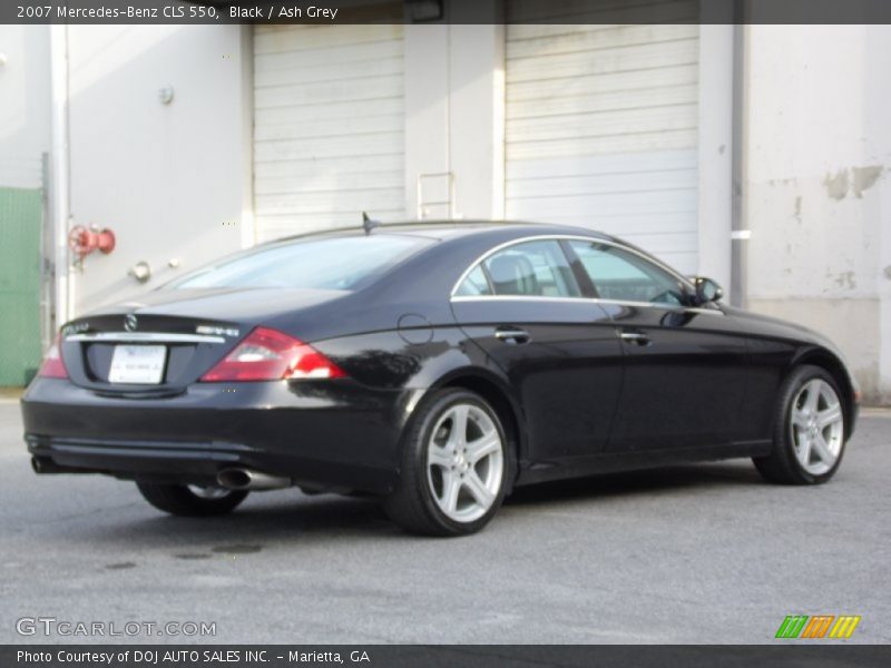 Black / Ash Grey 2007 Mercedes-Benz CLS 550