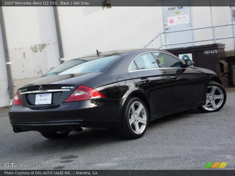 Black / Ash Grey 2007 Mercedes-Benz CLS 550