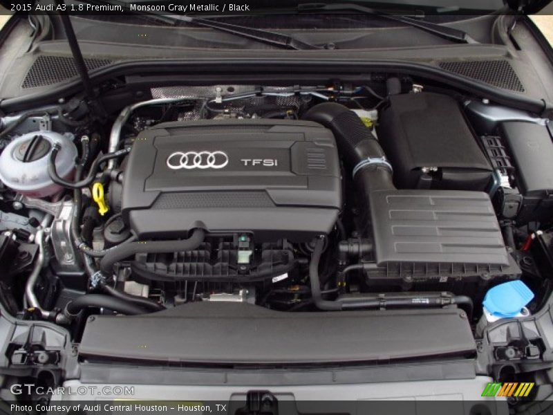 Monsoon Gray Metallic / Black 2015 Audi A3 1.8 Premium