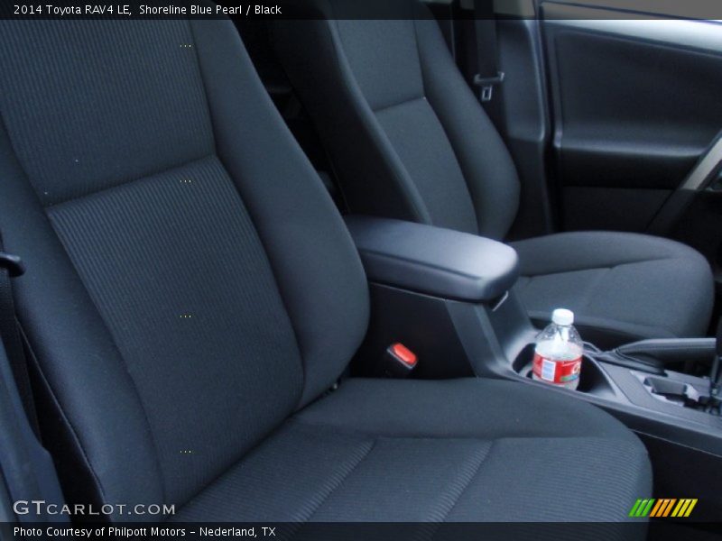 Shoreline Blue Pearl / Black 2014 Toyota RAV4 LE
