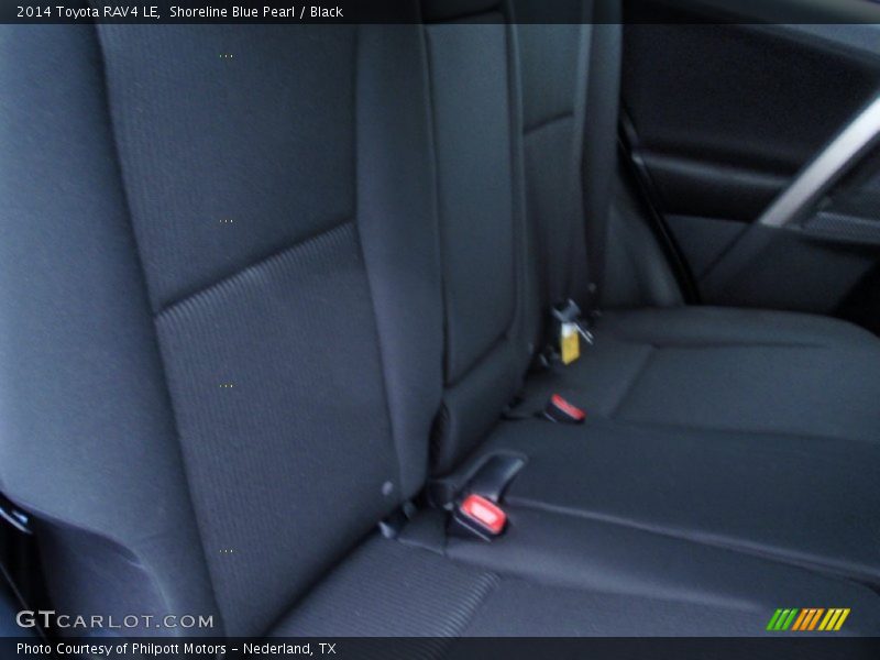 Shoreline Blue Pearl / Black 2014 Toyota RAV4 LE