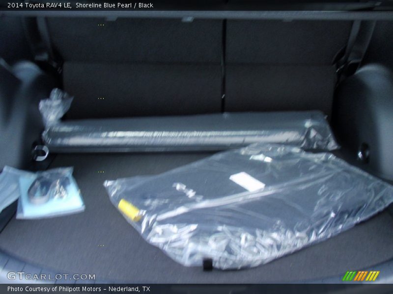 Shoreline Blue Pearl / Black 2014 Toyota RAV4 LE
