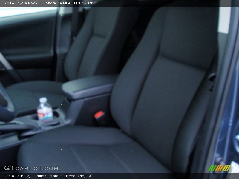 Shoreline Blue Pearl / Black 2014 Toyota RAV4 LE
