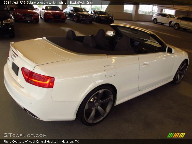 Ibis White / Black/Rock Gray 2014 Audi RS 5 Cabriolet quattro