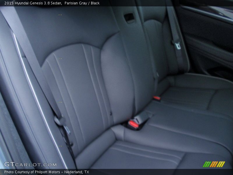 Parisian Gray / Black 2015 Hyundai Genesis 3.8 Sedan