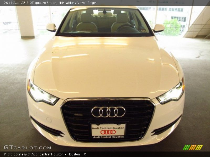 Ibis White / Velvet Beige 2014 Audi A6 3.0T quattro Sedan