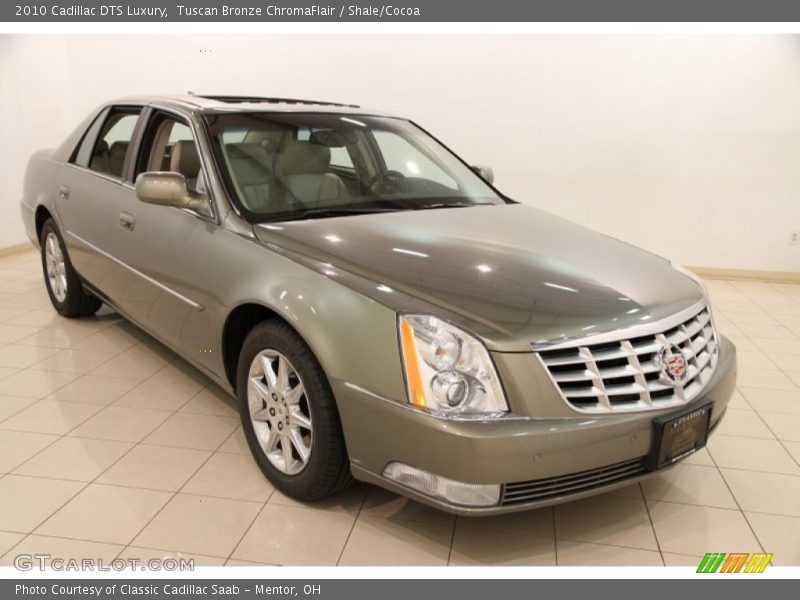 Tuscan Bronze ChromaFlair / Shale/Cocoa 2010 Cadillac DTS Luxury