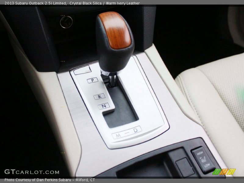Crystal Black Silica / Warm Ivory Leather 2013 Subaru Outback 2.5i Limited