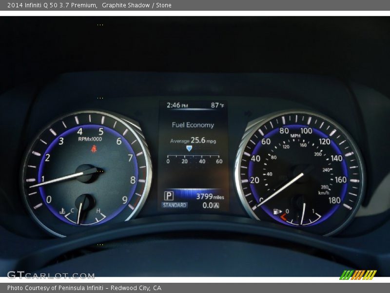 2014 Q 50 3.7 Premium 50 3.7 Premium Gauges