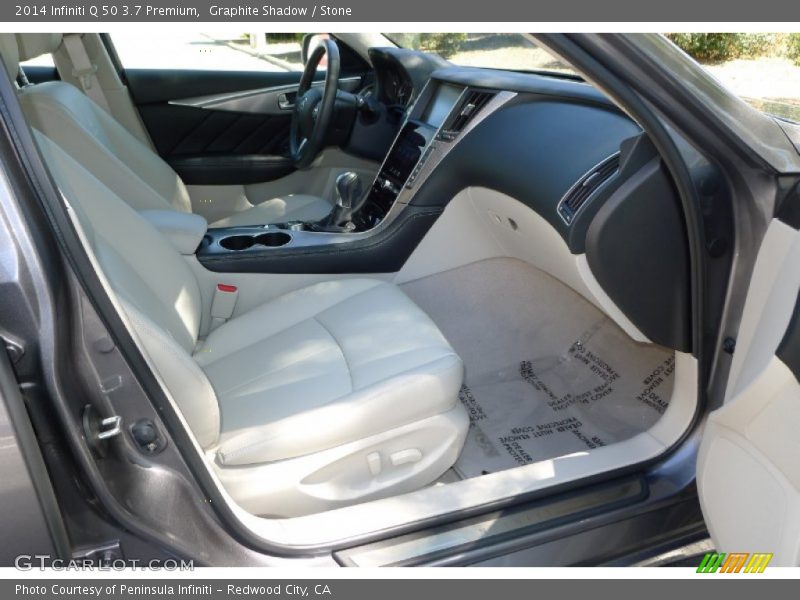 Graphite Shadow / Stone 2014 Infiniti Q 50 3.7 Premium
