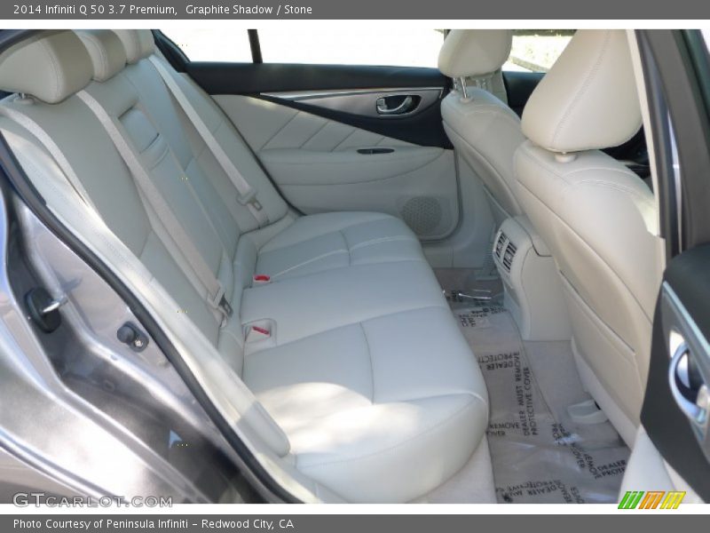 Rear Seat of 2014 Q 50 3.7 Premium