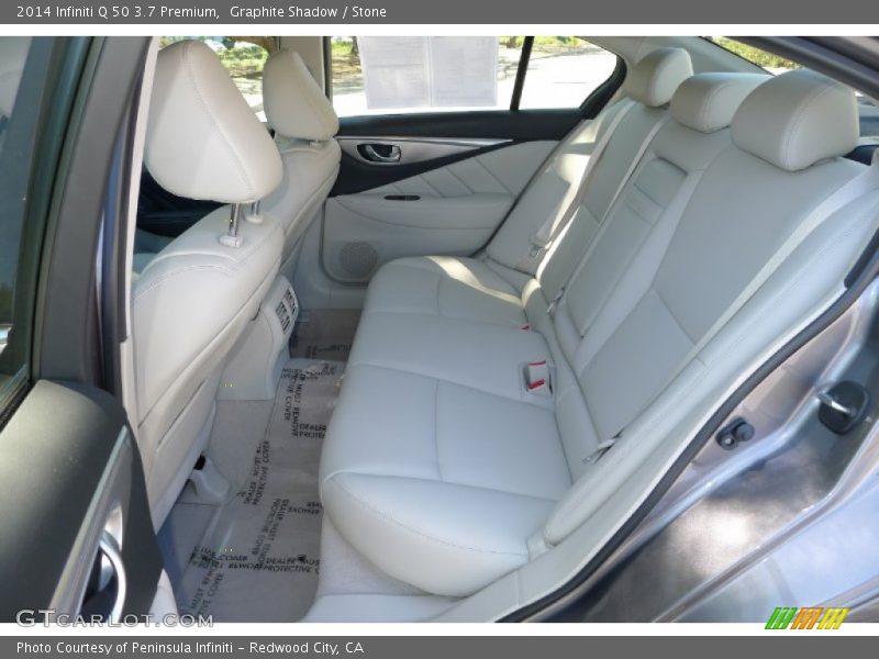 Rear Seat of 2014 Q 50 3.7 Premium