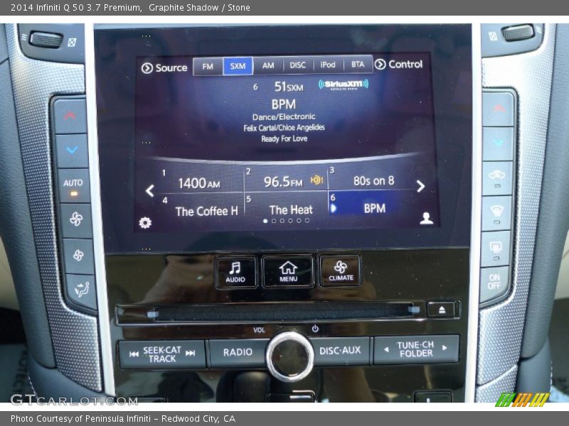 Controls of 2014 Q 50 3.7 Premium