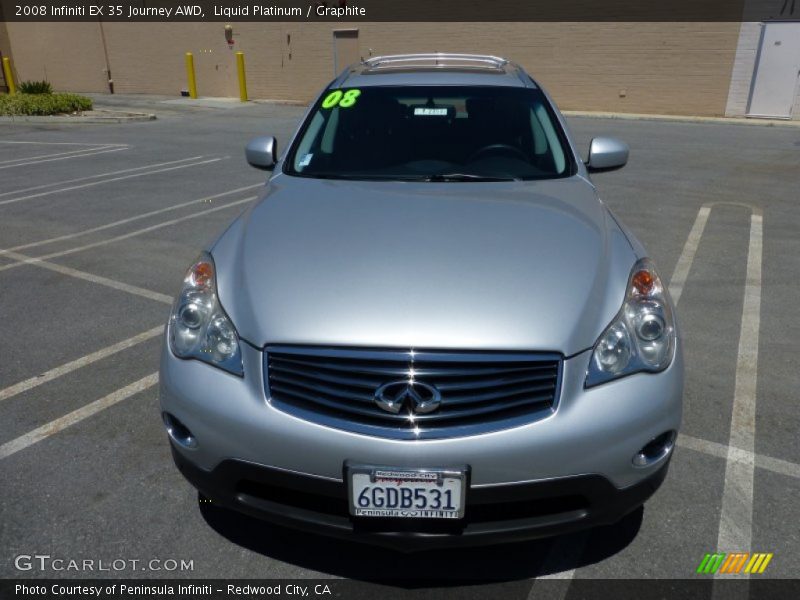 Liquid Platinum / Graphite 2008 Infiniti EX 35 Journey AWD