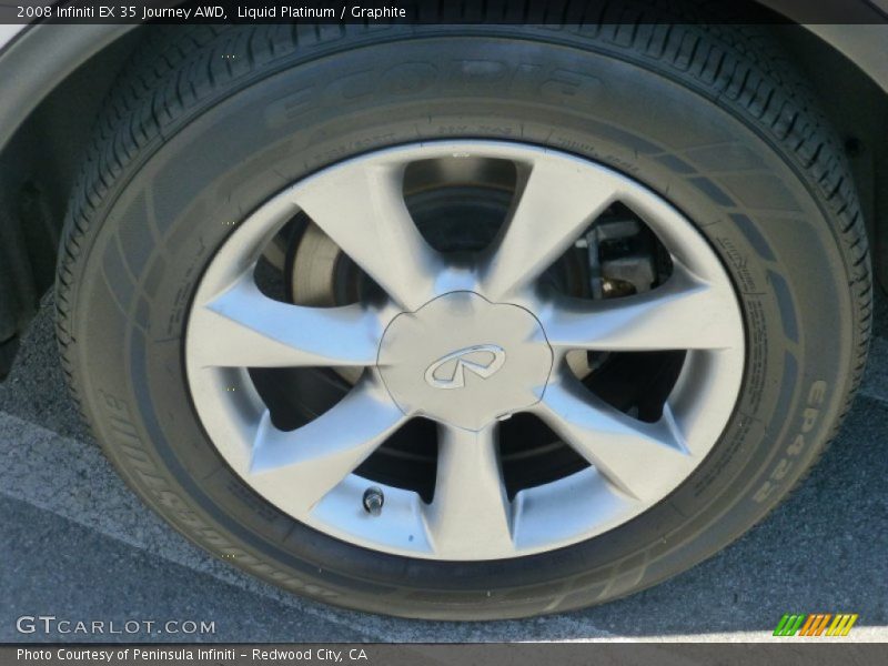 Liquid Platinum / Graphite 2008 Infiniti EX 35 Journey AWD