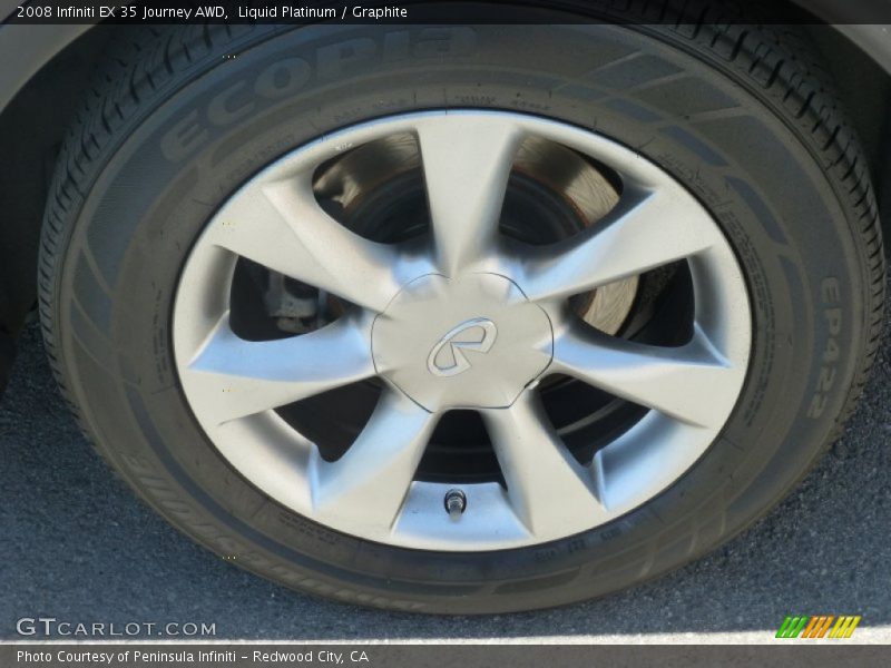 Liquid Platinum / Graphite 2008 Infiniti EX 35 Journey AWD