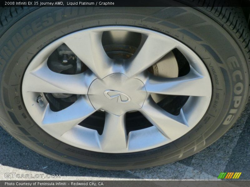 Liquid Platinum / Graphite 2008 Infiniti EX 35 Journey AWD