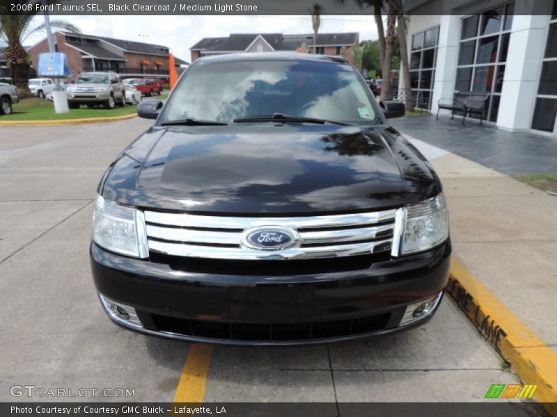 Black Clearcoat / Medium Light Stone 2008 Ford Taurus SEL