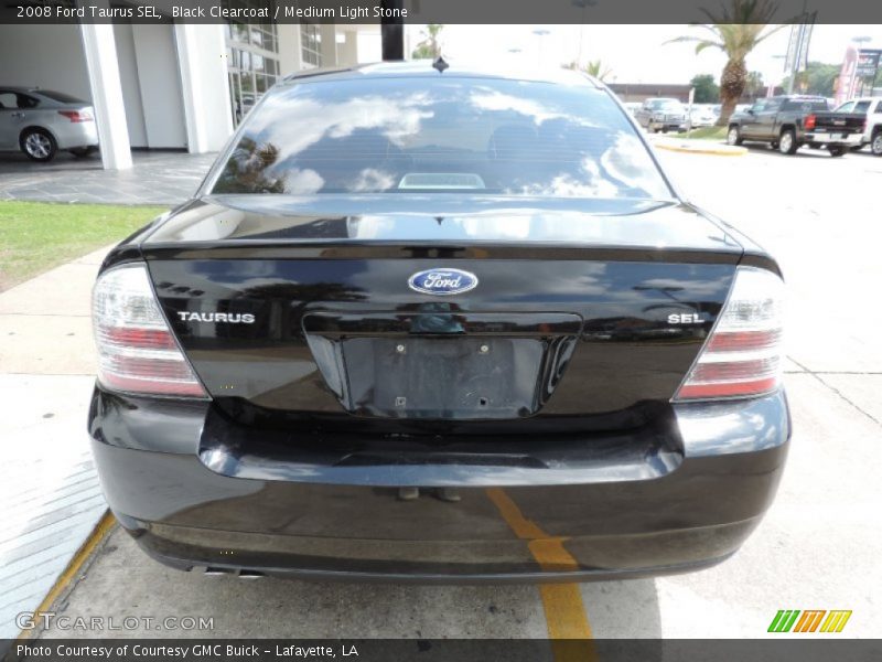 Black Clearcoat / Medium Light Stone 2008 Ford Taurus SEL
