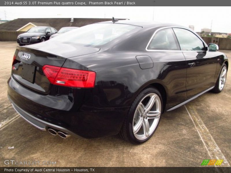 Phantom Black Pearl / Black 2014 Audi S5 3.0T Premium Plus quattro Coupe