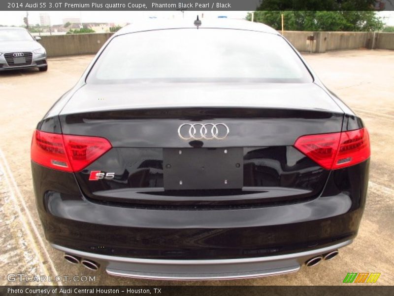 Phantom Black Pearl / Black 2014 Audi S5 3.0T Premium Plus quattro Coupe