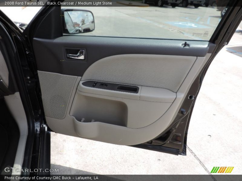 Black Clearcoat / Medium Light Stone 2008 Ford Taurus SEL