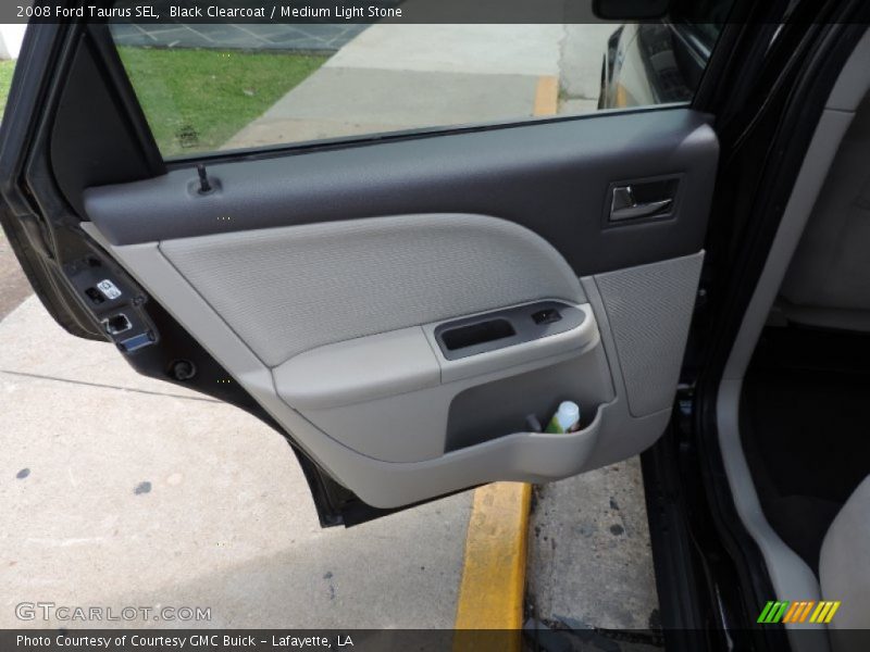 Black Clearcoat / Medium Light Stone 2008 Ford Taurus SEL